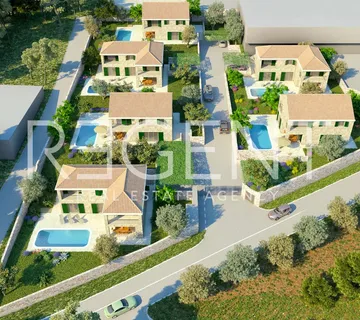 Brač, Bol - Građevisnko zemljište s projektom za izgradnju vila