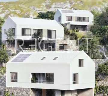 Brač, Farska- predivno građevinsko zemljište s projektom 2642m2 - Bol