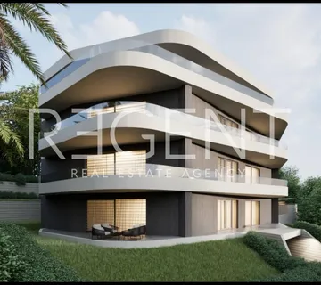 Stan 105 m², Volosko-Opatija — terasa 27 m², 2 garaže, 2SS