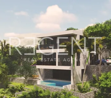 Omiš, Lokva Rogoznica - Moderna vila u izgradnji s pogledom na more 277 m2 - cover