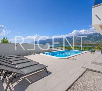 Zadar, Rovanjska – Novoizgrađena vila s bazenom i pogledom na more - Rovanjska, Jasenice