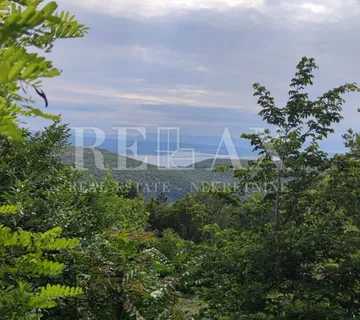 Grižane - građevinsko zemljište s pogledom na more - Grižane, Vinodolska općina