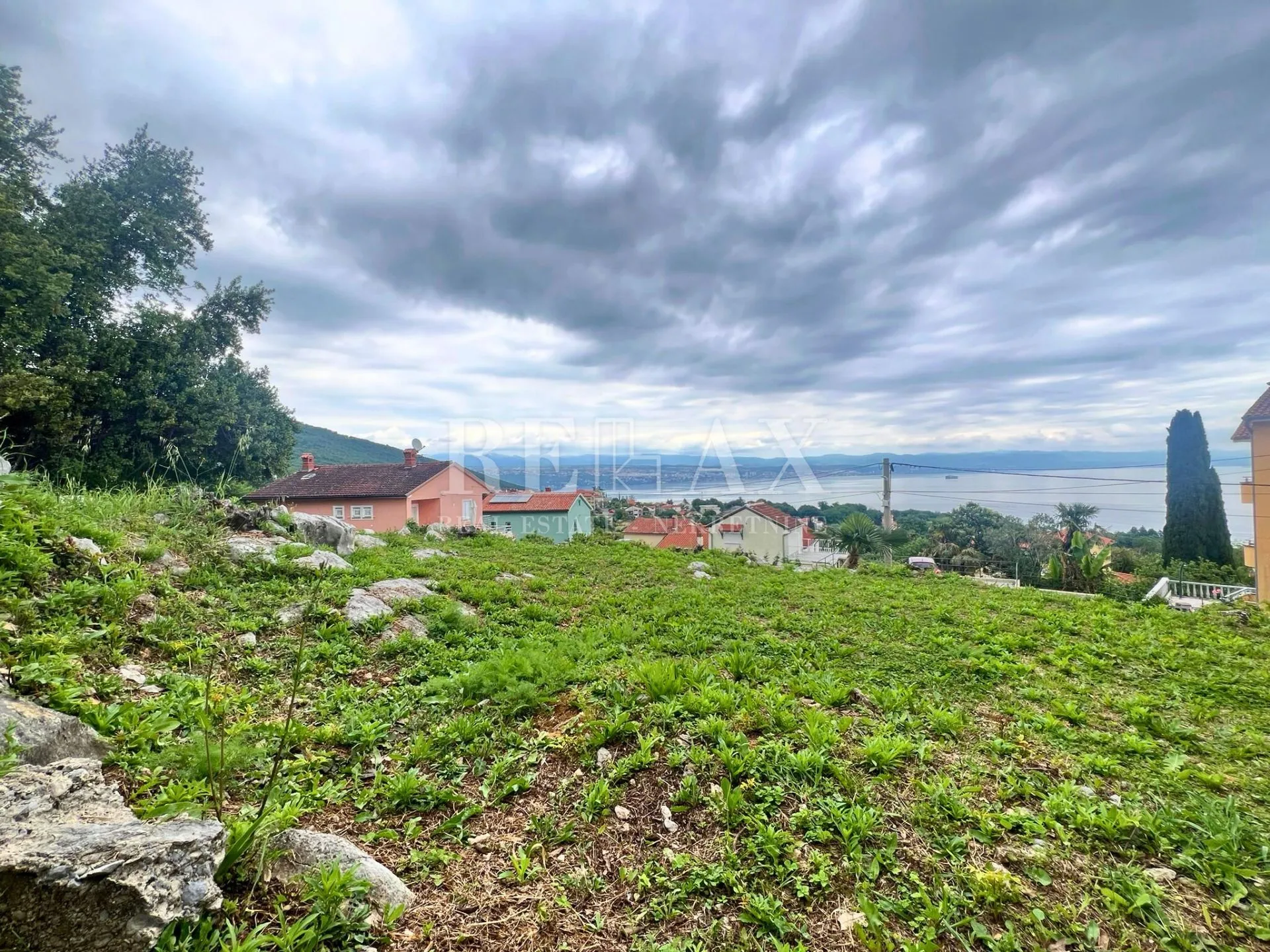 Oprić, Lovran - građevinsko zemljište sa pogledom na more - cover