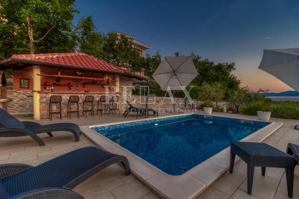 Otok Krk, Omišalj - Kuća sa vrtom i bazenom - cover