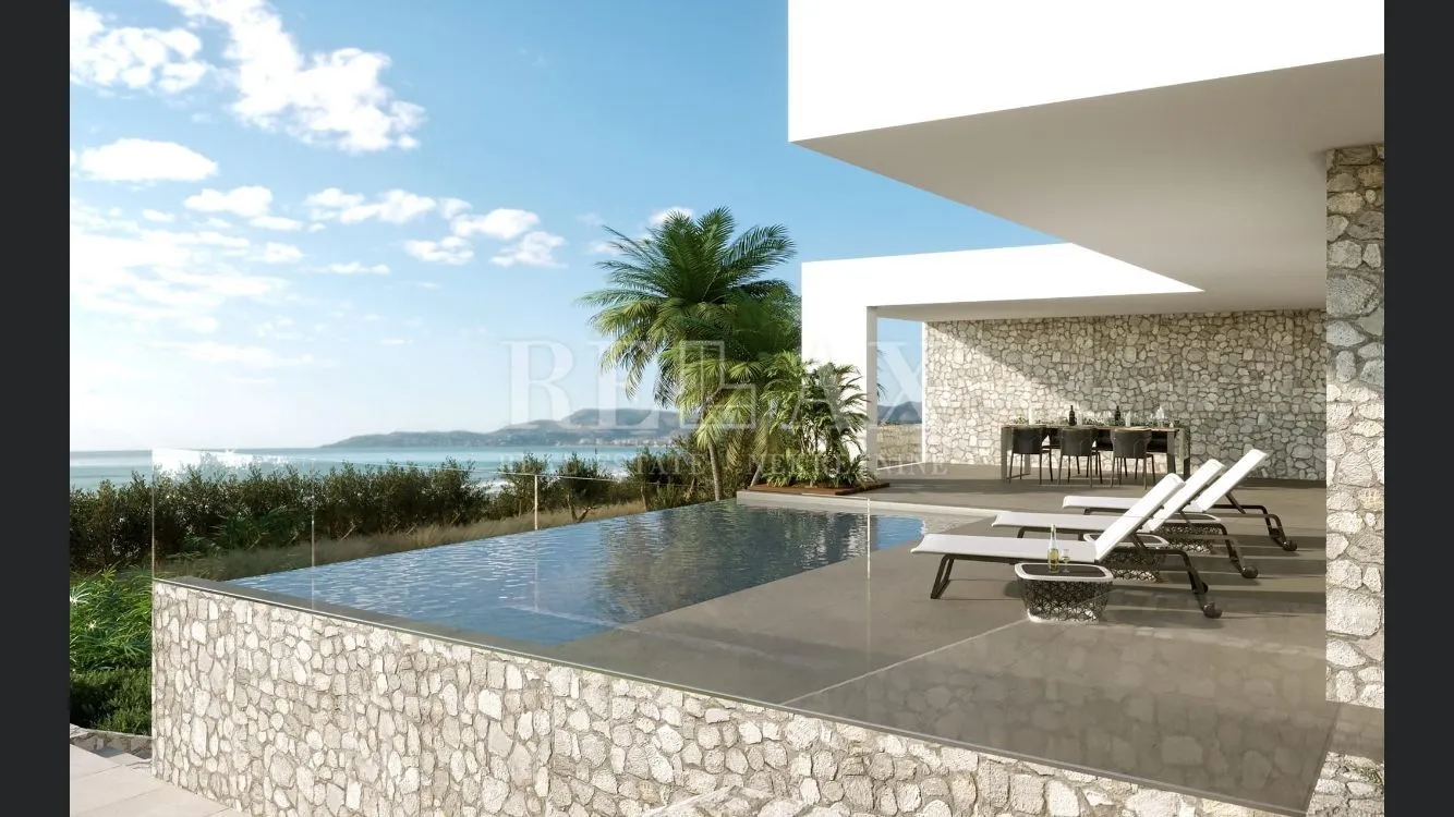 Klenovica, Poljice - započeta gradnja s panoramskim pogledom - cover