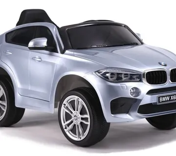 Licencirani auto na akumulator BMW X6 - sivi/lakirani - cover