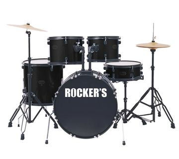 ROCKERS JBP-16101A (22, 10, 12, 16, 14) BK + STOLICA I ČINELE BUBANJ - cover
