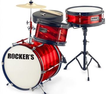 ROCKERS JUNIOR 3/12 RD + činele + stolica (12,8,8) BUBANJ - cover
