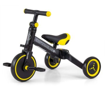 Milly Mally tricikl 3u1 Optimus crno - žuti - cover