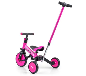 Milly Mally tricikl 4u1 optimus plus pink - cover