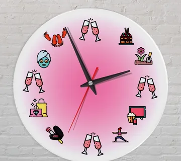 Ženski zidni sat - cover