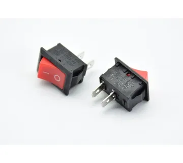 Dvopinski prekidač KCD1 - crveni - cover