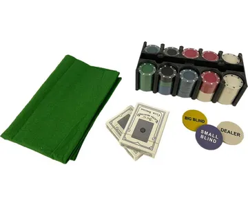Texas Hold 'em Poker set sa 200 žetona i 2 špila karte - cover