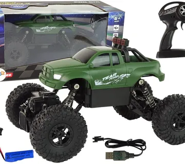 Remote Controlled Car R/C 2.4 GHz 1:18 Green - cover
