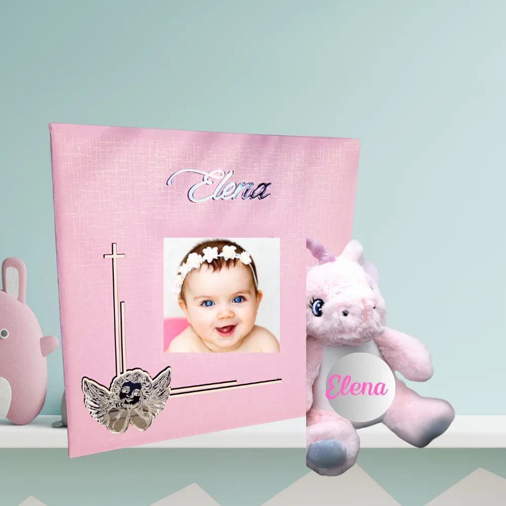 Personalizirani album i plišana igračka za djevojčicu - cover