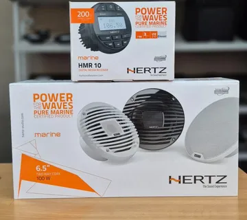 Brodski radio HERTZ HMR 10 Marine + Brodski zvučnici HERTZ HEX 6.5 M - cover