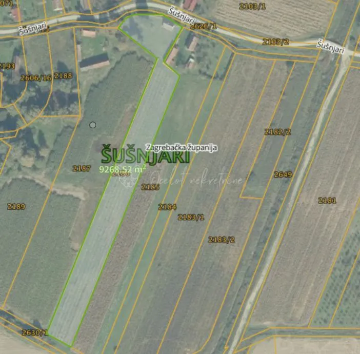 Građevinsko zemljište s kućom za rušenje, 16000m2, Križ - cover
