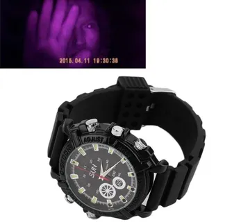 1080P kamera u muškom satu + noćno snimanje + 8 GB memorije - cover