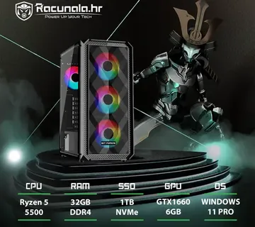 BaB računalo Gamer R51660S (Ryzen 5 5500, 32GB DDR4, 1TB SSD NVMe - cover