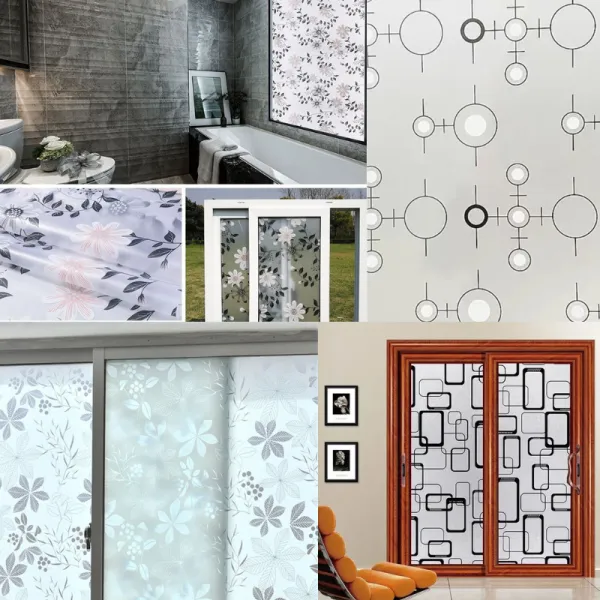 (2metra) Kreativna samoljepljiva folija za staklo - novi modeli - cover