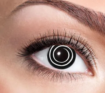 Tjedne kontaktne leće Black Spiral - cover