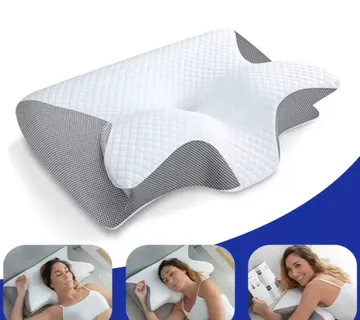 Ergonomski jastuk s memorijskom pjenom – leptir oblik za potporu vrata - cover