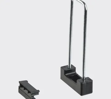 Obujmica / kopča / spojnica za stup panel ograde 120x40 mm (PVC+metal) - cover