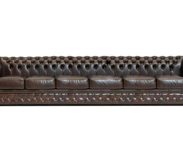 Chesterfield Garnitura First Class Leather | 6-sjedišta | Cloudy Brown - cover