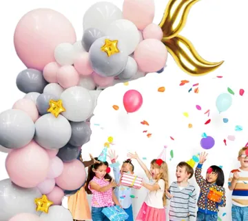 Luk od balona - Mermaid Grey - cover