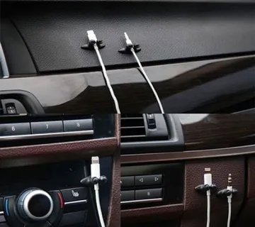 Samoljepljivi auto drzač/organizator za kablove - pakiranje 8 komada - cover
