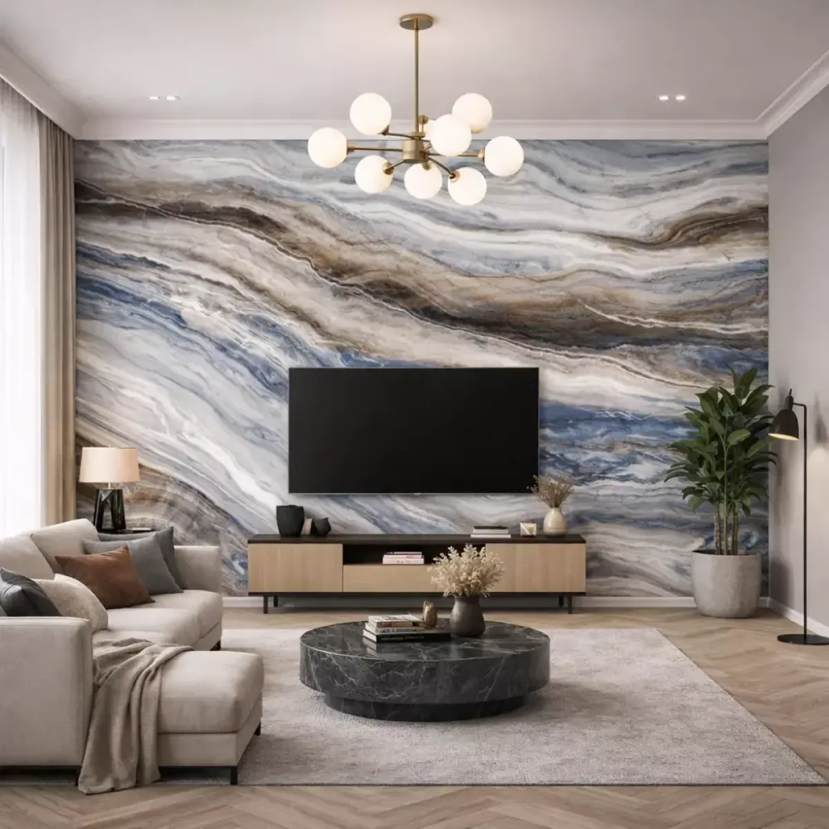 (komplet 10kom) Luksuzna Imitacija Mramora - zidne obloge Marble - cover