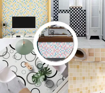 Samoljepljiva vodootporna tapeta - mozaik pozadina - 10 metara - cover