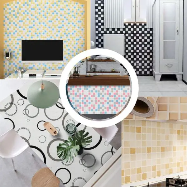 Samoljepljiva vodootporna tapeta - mozaik pozadina - 10 metara - cover