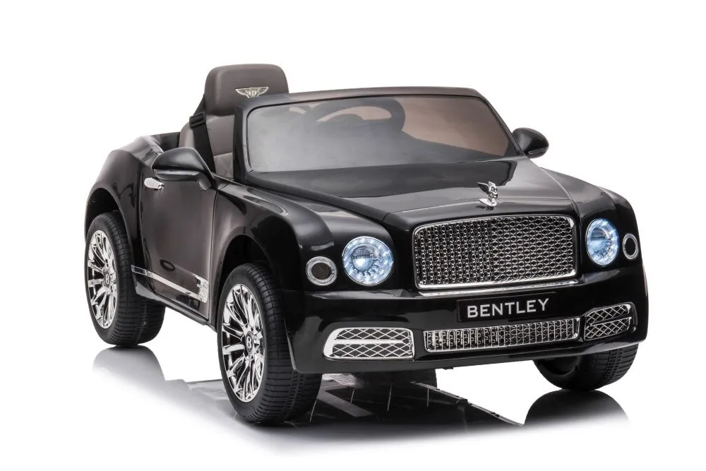Licencirani auto na akumulator Bentley Mulsanne - crni - cover