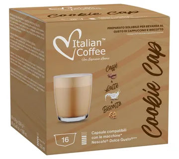 Dolce Gusto Italian Coffee Cookie Cap - cover