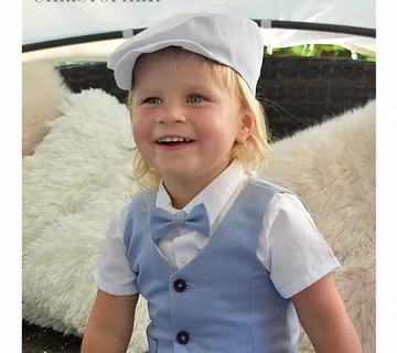 Kapa za krštenje vel. 41 - 47cm / bijela - cover