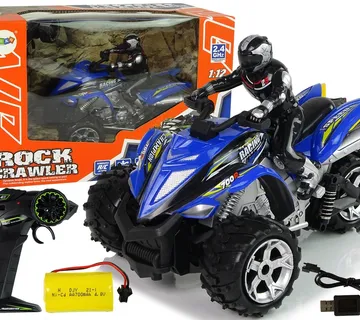 Quad Rock Crawler Tricycle Remote Controlled 1:12 2.4G Blue - cover