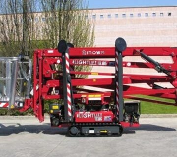 SAMOHODNA PLATFORMA HINOWA LIGHTLIFT 19.65 NA GUMENIM GUSJENICAMA - cover