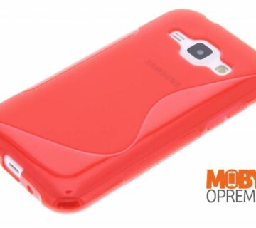 SAMSUNG GALAXY J1 TPU GEL MASKE I ZAŠTITNE FOLIJE, NOVO - cover