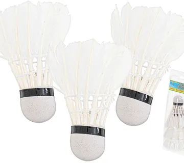 Loptice za badminton s perjem 3 komada - Pribislavec