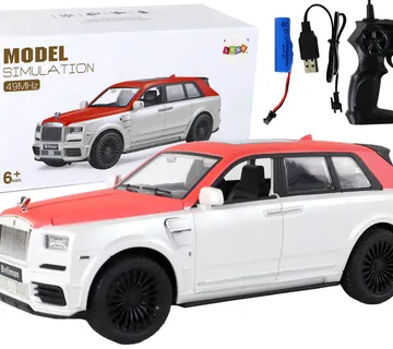 Automobil r/c 1:20 bijeli i crveni pilotski automobil - Pribislavec