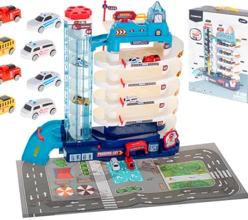 Parking garaža na 5 etaža električni lift prostirka 8 automobila - Pribislavec