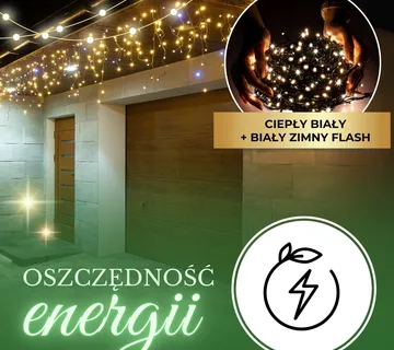 LED svjetlosna zavjesa – ledenice s efektom treperenja, 500 LED lampica - Pribislavec