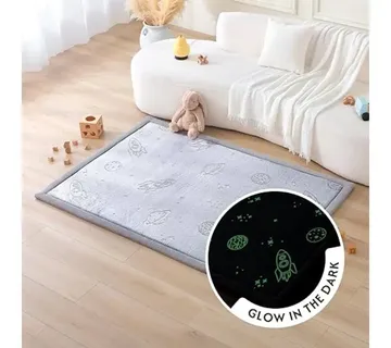 Hakuna Matte Cloud tepih planeti – svijetli u mraku 170 × 120 × 2,5 cm - Pribislavec