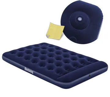 Madrac na napuhavanje 191x137x28 cm s ugrađenom nožnom pumpom bestway 67225 - Pribislavec
