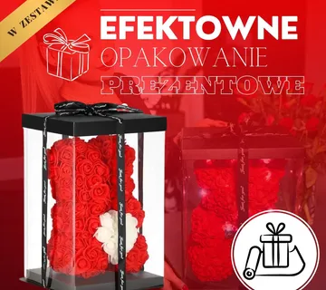 Medvjedić s ružama, crveni - Pribislavec