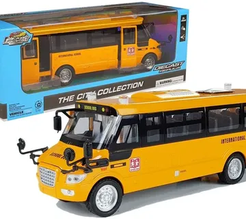 Metalni školski autobus na navijanje - Pribislavec