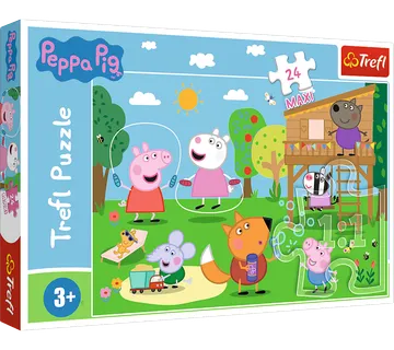 Puzzle - 24 Maxi - Zabava na proplanku - Peppa Pig 14342 - Pribislavec