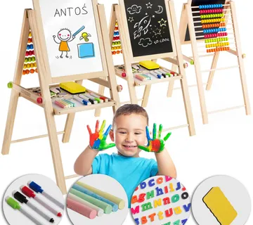 Ricokids sklopiva magnetska ploča za kredu 62 x 28 x 44 cm - Pribislavec
