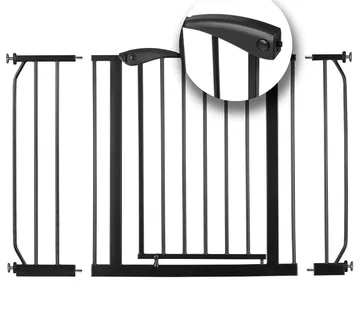 Nukido crna sigurnosna vrata 75-115 cm - Pribislavec